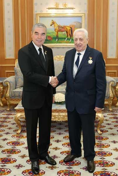 Chairman of the Halk Maslahaty of Turkmenistan met with the head of the Intergovernmental Coordination Council on Seed Issues of the CIS